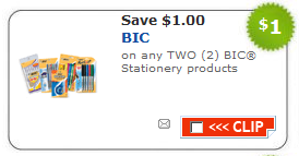 bic coupon