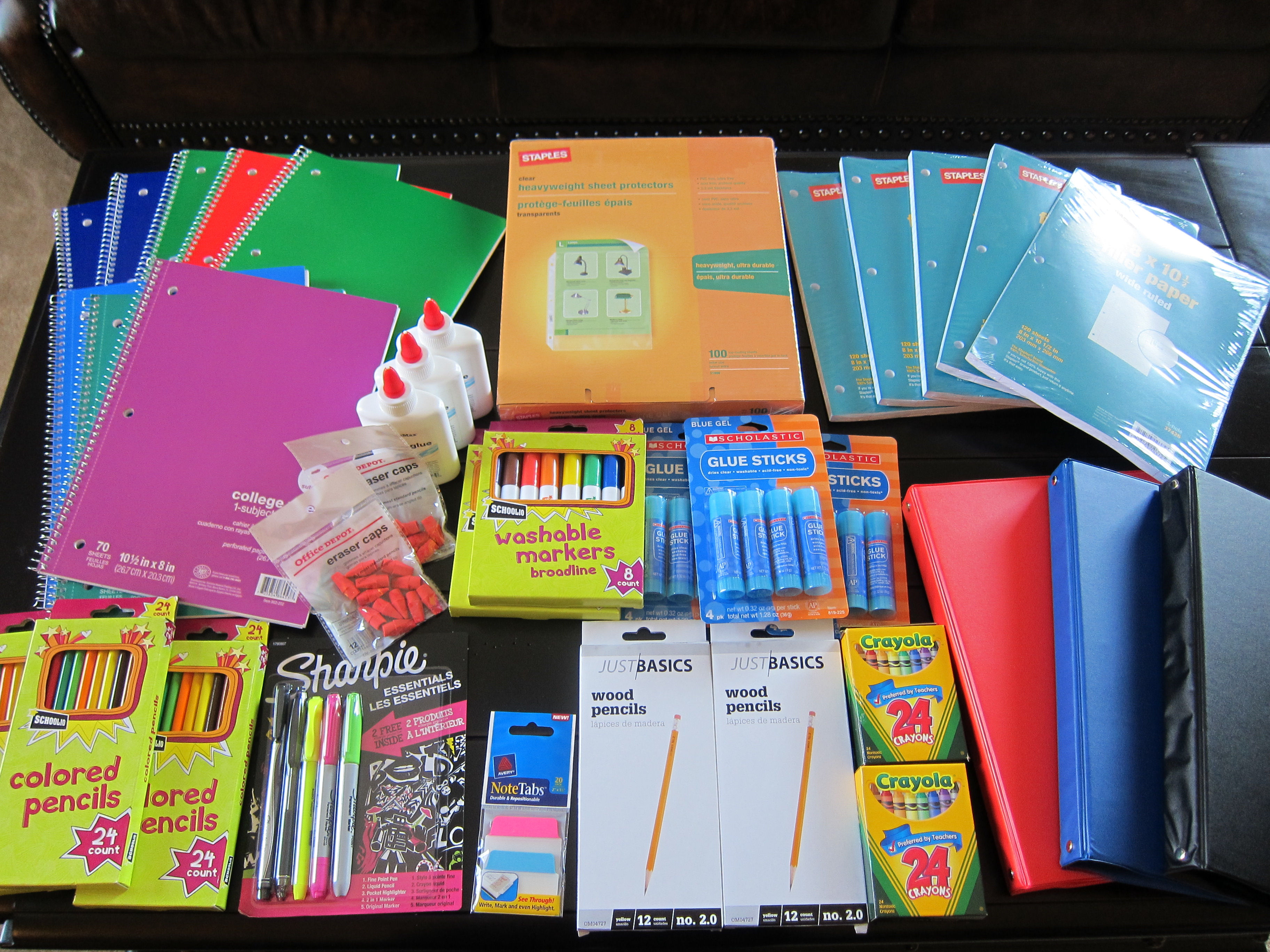 Back to School Shopping Trip 78 Savings On School Supplies 