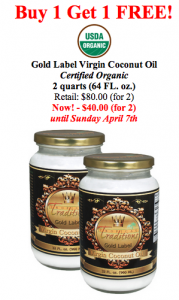 tropical traditions coconut oil sale