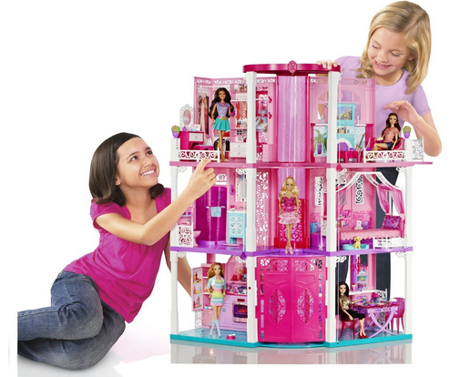 barbie dream house in amazon