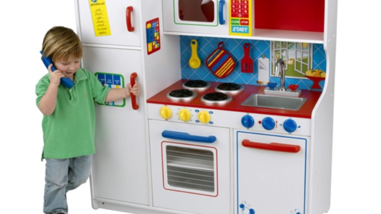 Kidkraft deluxe let's cook hot sale kitchen