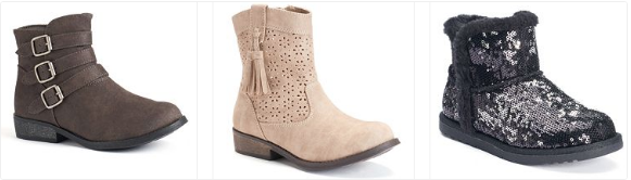 Girls Boots ONLY $11.99 at Kohl's