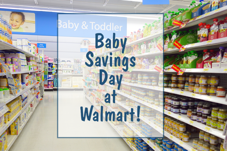Baby Savings Day at Walmart Tomorrow 