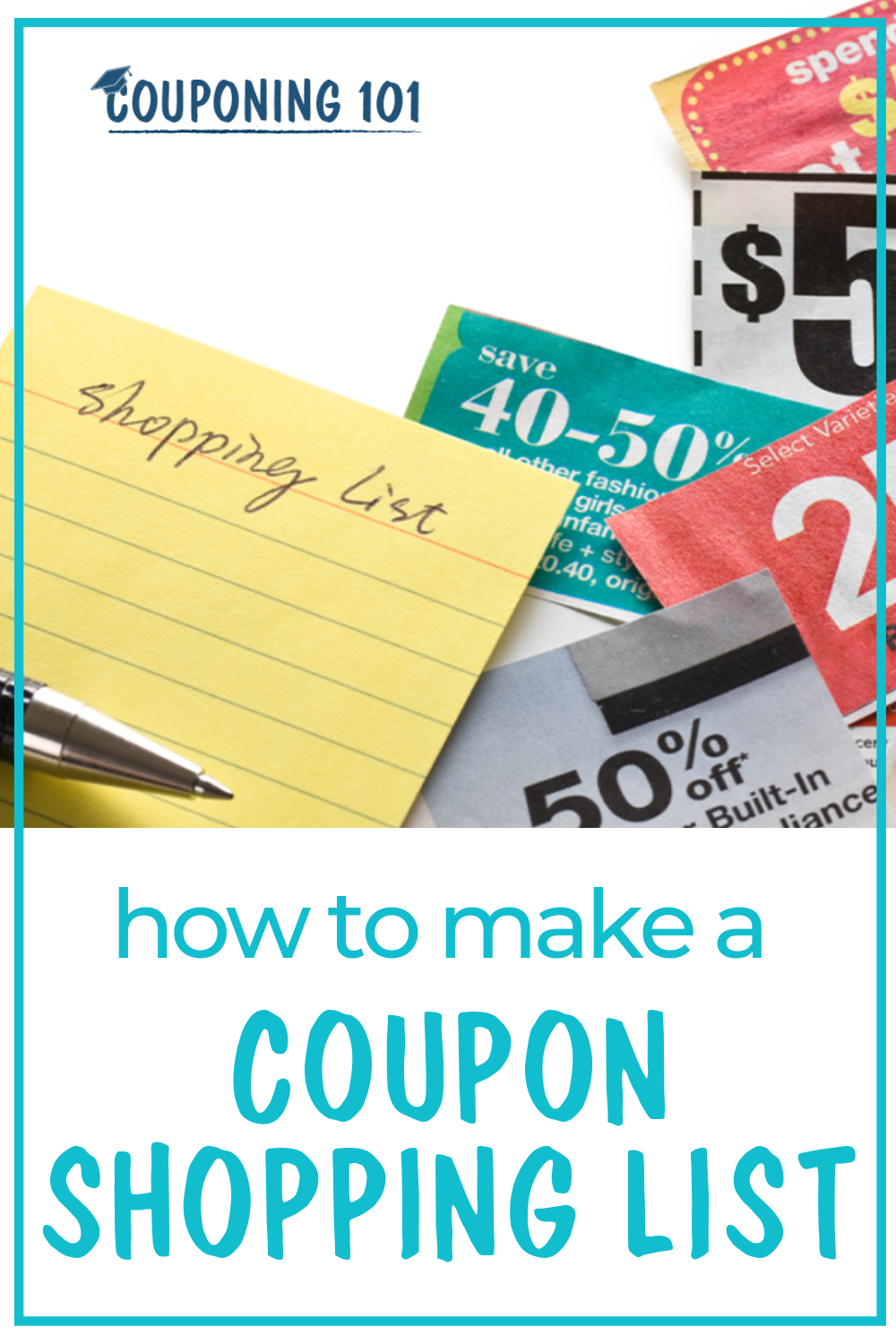 How to Make a Coupon Shopping List | Couponing 101